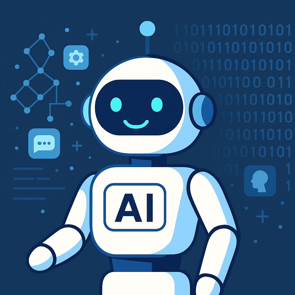 AI agent concept art