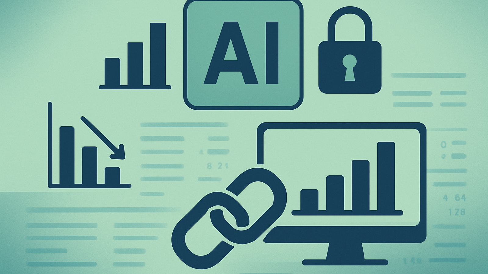 Buyer reviewing AI vendor portability requirements on a laptop, with two clouds representing multi‑cloud switching